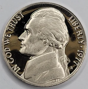 1977 S GEM DCAM PROOF JEFFERSON NICKEL - Picture 1 of 6