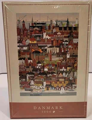 NEW Martin Schwartz 1000 Piece Jigsaw Puzzle Danmark/Dänemark (50x70 cm) SEALED - Image 1 of 4