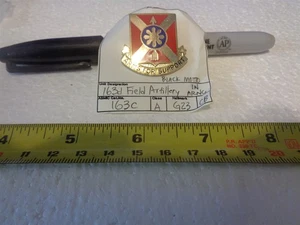 163rd Field Artillery G23 Unit Crest, DI, DUI (DRAW#M17) - Imagen 1 de 1