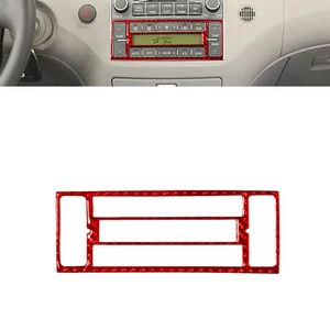 For Hyundai Azera 2006-11 Red Carbon Fiber Center Console Control Panel Cover - Picture 1 of 10
