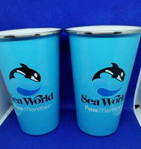 Sea World Pass Member Metallbecher -2 - Bild 1 von 8