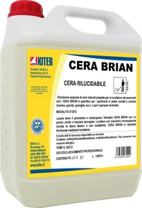 Emulsione Cera Pavimenti BRIAN per Marmi E Graniti 5 lt - Kiter - Professionale - Foto 1 di 1
