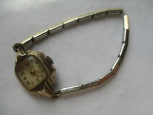 Geneva 17 Jewels Swiss Aufzieh Armbanduhr 10k RGP Lünette Vintage Sammlerstück - Bild 1 von 12
