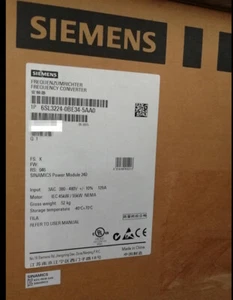 New Siemens G120 PM240 Power Module 6SL3224-0BE34-5AA0 6SL3 224-0BE34-5AA0 - Picture 1 of 2