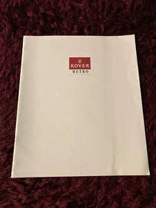 Rover Metro Brochure 1990 - UK Issue - Large Format, No.4166 inc GTa & GTi 16v - Picture 1 of 2