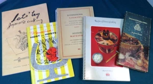 Vintage Cookbooks Recipes Around The World Japan Greece Hawaii China - Picture 1 of 12