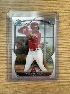 2023 Bowman Chrome 1st Bowman Randy De Jesus Base Angels BCP-19 - Picture 1 of 2