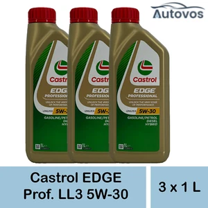 Castrol Edge Professional Longlife iii 5w30 3 x 1 Liter LL3 VW 504 00 507 00 - Bild 1 von 3