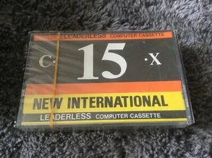 Vintage Leaderless C 15 Computer Cassette Tape Neu Versiegelt  - Bild 1 von 4