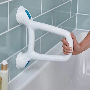 Barra de agarre de seguridad para ducha de succión mango de equilibrio de baño sujeción fuerte para discapacitados - Imagen 1 de 10