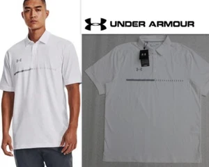 NUEVO CON ETIQUETAS UNDER ARMOUR Camisa Polo Corte Suelto Vanish UA Título 1370359 -100 Tallas L/XL - Imagen 1 de 24
