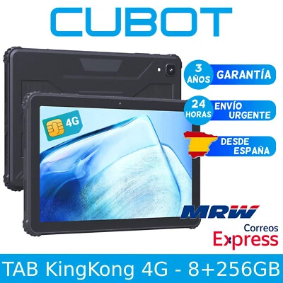 Cubot TAB KingKong 4G 8/256GB Negra Tablet Android 13 10600mAh SIM 4G Libre - Imagen 1 de 4