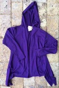 Antthony French Terry Knit Jacket in Purple, Small - Picture 1 of 1