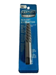 CENTURY BOHRER & WERKZEUG Spiralnut Schraubenausdreher Entfernen Schrauben & Schrauben #6 73406 - Bild 1 von 2