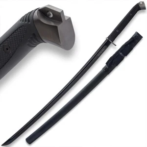 Honshu Boshin Midnight Forge Katana with Scabbard, Carbon Steel, Overall 40 3/4" - Picture 1 of 8