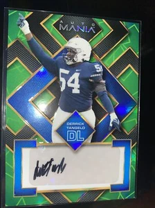 Derrick Tangelo 2022 Wild Card Auto Mania RC Emerald Square #AM-SQ9 Falcons HOT - Picture 1 of 4