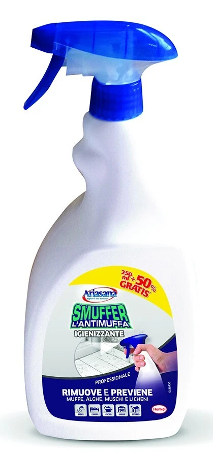 ANTIMUFFA  SPRAY  ELIMINA MUFFA ARIASANA SMUFFER PROFESSIONALE 375 ML. - Immagine 1 di 1