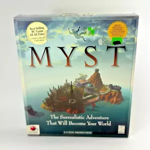 Myst Big Box PC CD-ROM Windows 3.1 / Win 95 Computer Video Game VTG 1995 - Picture 1 of 3