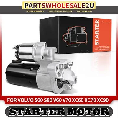 Starter for Volvo S60 S80 V60 V70 XC60 XC70 XC90 1.4KW 12Volt Clockwise 10-Tooth - Image 1 of 4