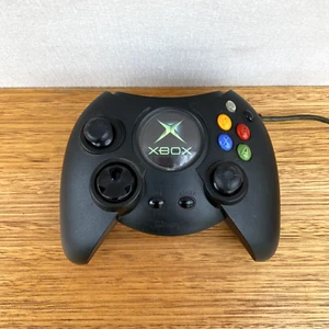 ☘️ Genuine Microsoft Original Xbox Duke Fat Wired Controller Remote Gamepad - Picture 1 of 8