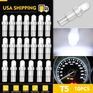 20X White T5 74 70 58 37 286 Wedge LED Instrument Dashboard Cluster Gauge Lights - Picture 1 of 7