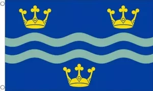 CAMBRIDGESHIRE Blue 5x3 feet FLAG 150cm x 90cm with eyelets - Picture 1 of 1