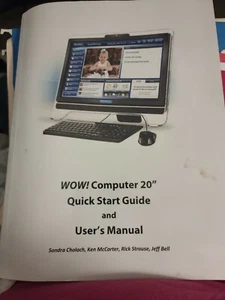 WOW! Computer 20" Quick Start Guide and User's Manual - Photo 1/4