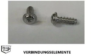 Schrauben für Kunststoff Linsenkopf FLANSCH TORX EDELSTAHL A2 Ø 3,0 - 5,0mm - Bild 1 von 1