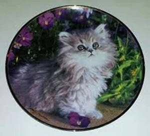 SAMMELTELLER PURRFECTION FRANKLIN MINT - Bild 1 von 2