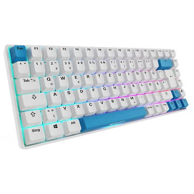 Sharkoon SKILLER SGK50 S3 PBT, Gaming-Tastatur, weiß - Bild 1 von 4