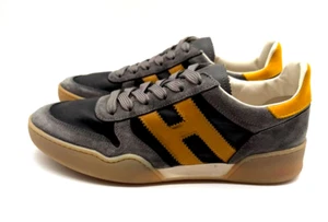 Sneakers scarpe uomo HOGAN Allacciato grigio/giallo - Imagen 1 de 7