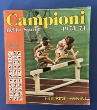PANINI EDITION ALBUM - SPORTS CHAMPIONS 1973/74 - INCOMPLETE