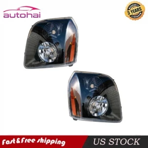 Faro para GMC Yukon XL 1500 XL 2500 2007-2014, lente transparente, 1 par de faros - Imagen 1 de 11