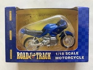 BMW JRS Maisto 1:18 Diecast Motorrad blau - Bild 1 von 2