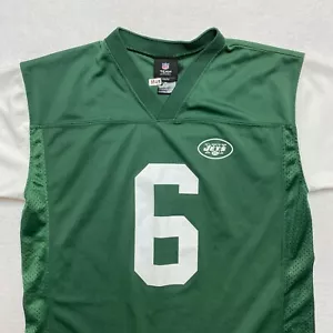 New York Jets Mark Sanchez #6 Jersey Youth L Green Short Sleeve NFL - Picture 1 of 11