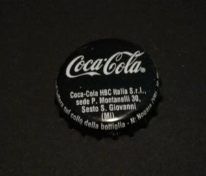 AA3 - Coca Cola Black Sesto San Giovanni tappo corona Beer chapa Kronkorken - Foto 1 di 1