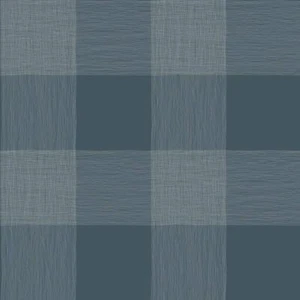 Magnolia Home by Joanna Gaines Wallpaper Rolls Washable Matte in Navy+White - Picture 1 of 3