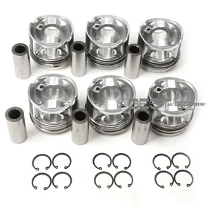 6Pcs Pistons & Rings Set Fit For 059198151N TOUAREG 10-18 Audi A8 Q5 Q7 11-17 - Picture 1 of 9