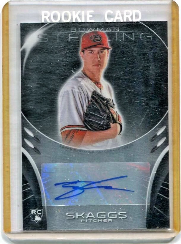 2013 Bowman Sterling - TYLER SKAGGS - Autograph Rookie - ANGELS (Deceased) - Image 1 of 1