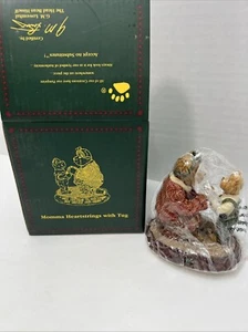 Boyds Bear Bearstone Momma Heartstrings With Tug Shared Moments Figurine 228427 - Picture 1 of 7