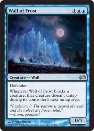 Wall of Frost ~ Lightly Played Planechase 2012 MTG Magic UltimateMTG Blue Card - Image 1 of 1