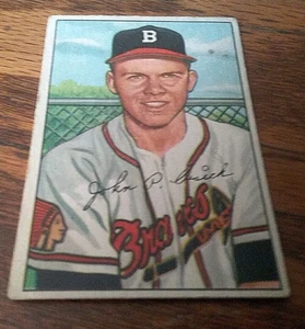 Bowman #192 1952 John Cusick (escritura) - Imagen 1 de 2