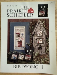 The Prairie Schooler BIRDSONG I Book No. 128 Cross Stitch 2006 cardstock - Picture 1 of 4