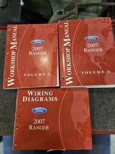 2007 Ford Ranger Workshop Manuals Vol 1&2 Wiring Diagrams Factory OEM  - Picture 1 of 4