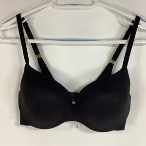 Sujetador Victorias Secret Nuevo 32dd Forrado Negro Demi Increíble - Imagen 1 de 3