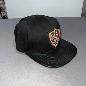 Cordova X Diamond Supply Co. Black Adjustable Cap W/ Leather Brim -72 - Picture 1 of 10