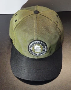 Ja Herren USA Mütze Kappe Riemen hinten grün Erwachsene Never Say Die Baseball verstellbar - Bild 1 von 10