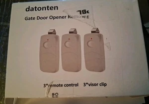 3 pack Datonten- Garage/Gate Door Remote - Picture 1 of 3