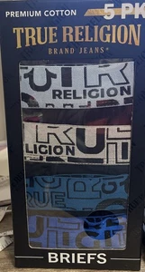 True Religion Herren Boxershorts Fly Front Baumwolle 5er Pack Größe Small - Bild 1 von 8