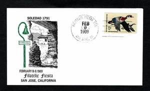 1969 Event Cover Soledad Filatelic Fiesta - San Jose, California sc 1362 - Picture 1 of 2